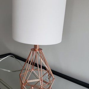 Rose gold lamp